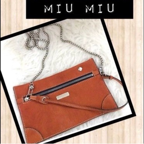 SALE๐ฅMiu Miu Pouch/ passport Case Crossbody /wallet POUCH - Picture 4 of 11
